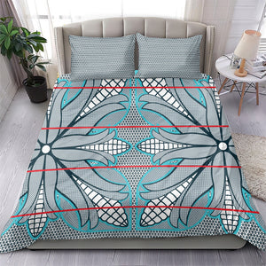 Cobalt Blue Khotso Mojalefa Poone Bedding Set Basotho Khotso Blanket Inspired