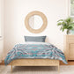 Cobalt Blue Khotso Mojalefa Poone Bedding Set Basotho Khotso Blanket Inspired