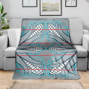 Cobalt Blue Khotso Mojalefa Poone Blanket Basotho Khotso Blanket Inspired