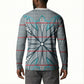 Cobalt Blue Khotso Mojalefa Poone Button Sweatshirt Basotho Khotso Blanket Inspired
