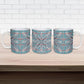 Cobalt Blue Khotso Mojalefa Poone Ceramic Mug Basotho Khotso Blanket Inspired