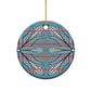 Cobalt Blue Khotso Mojalefa Poone Ceramic Ornament Basotho Khotso Blanket Inspired