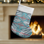 Cobalt Blue Khotso Mojalefa Poone Christmas Stocking Basotho Khotso Blanket Inspired