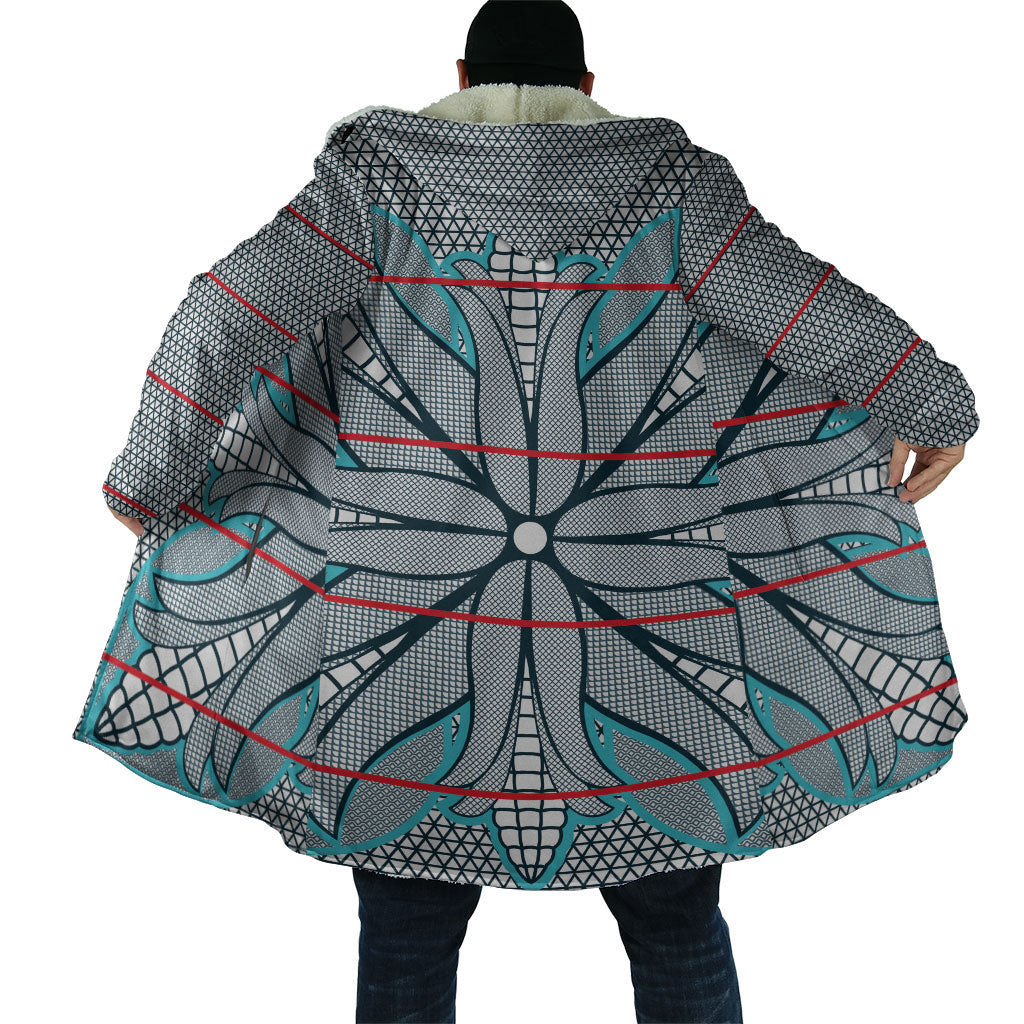Cobalt Blue Khotso Mojalefa Poone Cloak Basotho Khotso Blanket Inspired