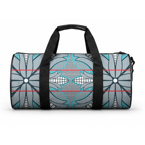 Cobalt Blue Khotso Mojalefa Poone Duffle Bag Basotho Khotso Blanket Inspired