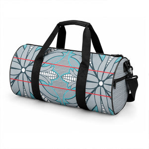 Cobalt Blue Khotso Mojalefa Poone Duffle Bag Basotho Khotso Blanket Inspired
