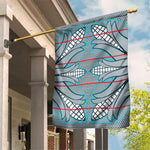 Cobalt Blue Khotso Mojalefa Poone Garden Flag Basotho Khotso Blanket Inspired