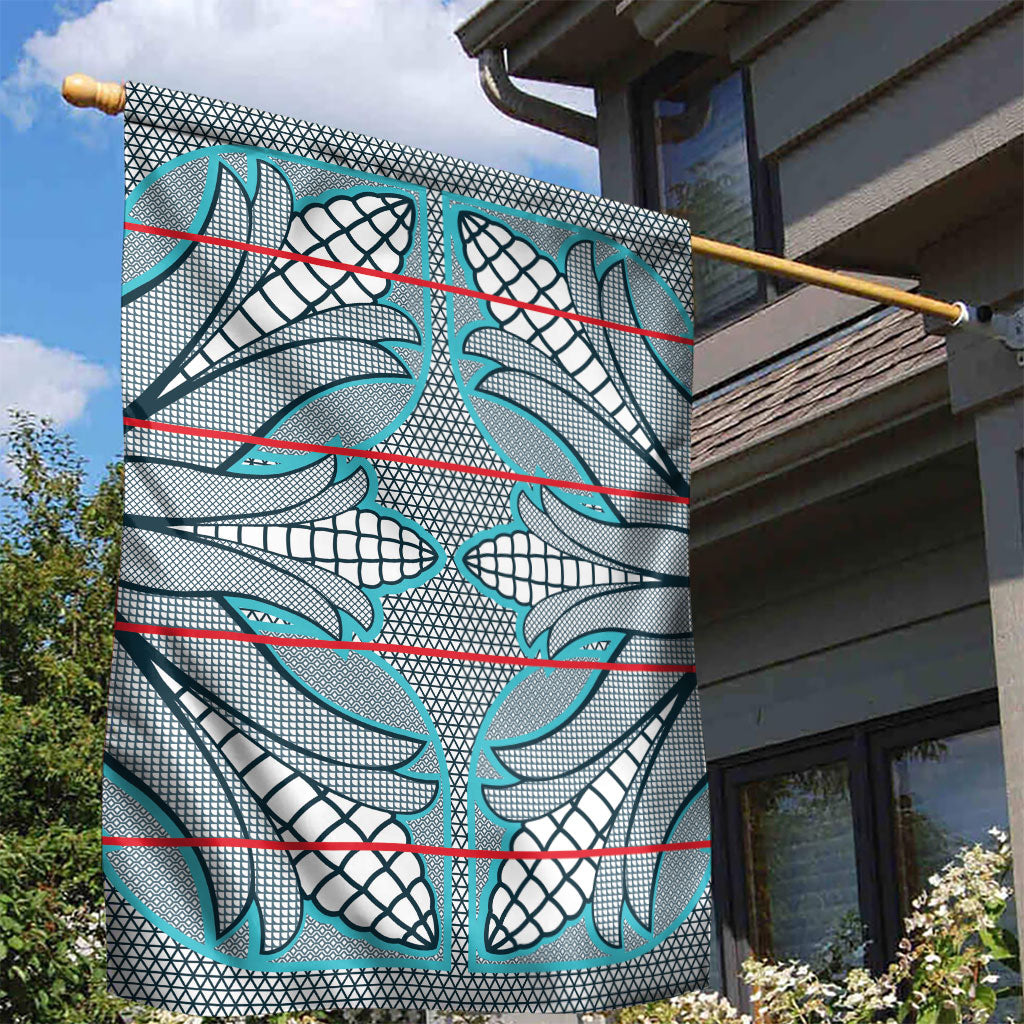 Cobalt Blue Khotso Mojalefa Poone Garden Flag Basotho Khotso Blanket Inspired
