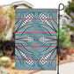 Cobalt Blue Khotso Mojalefa Poone Garden Flag Basotho Khotso Blanket Inspired