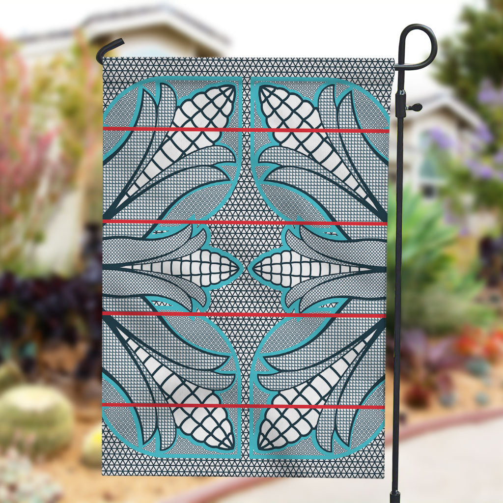 Cobalt Blue Khotso Mojalefa Poone Garden Flag Basotho Khotso Blanket Inspired