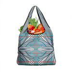 Cobalt Blue Khotso Mojalefa Poone Grocery Bag Basotho Khotso Blanket Inspired