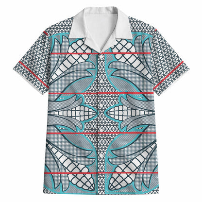 Cobalt Blue Khotso Mojalefa Poone Hawaiian Shirt Basotho Khotso Blanket Inspired
