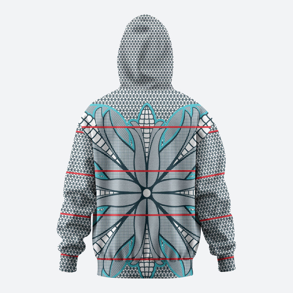 Cobalt Blue Khotso Mojalefa Poone Hoodie Basotho Khotso Blanket Inspired