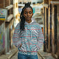 Cobalt Blue Khotso Mojalefa Poone Hoodie Basotho Khotso Blanket Inspired