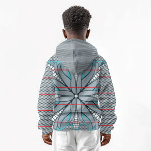 Cobalt Blue Khotso Mojalefa Poone Kid Hoodie Basotho Khotso Blanket Inspired
