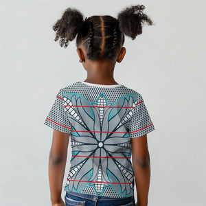Cobalt Blue Khotso Mojalefa Poone Kid T shirt Basotho Khotso Blanket Inspired