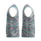 Cobalt Blue Khotso Mojalefa Poone Christmas Knitted V-Neck Vest Basotho Khotso Blanket Inspired