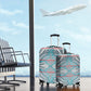 Cobalt Blue Khotso Mojalefa Poone Luggage Cover Basotho Khotso Blanket Inspired