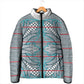 Cobalt Blue Khotso Mojalefa Poone Padded Jacket Basotho Khotso Blanket Inspired