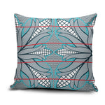 Cobalt Blue Khotso Mojalefa Poone Pillow Cover Basotho Khotso Blanket Inspired