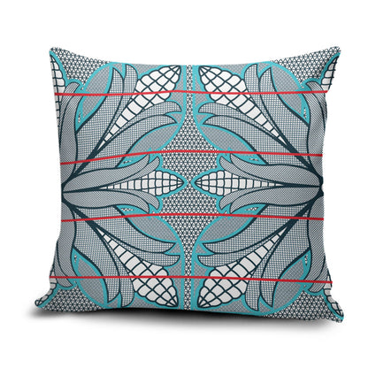 Cobalt Blue Khotso Mojalefa Poone Pillow Cover Basotho Khotso Blanket Inspired