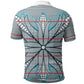Cobalt Blue Khotso Mojalefa Poone Polo Shirt Basotho Khotso Blanket Inspired