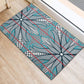 Cobalt Blue Khotso Mojalefa Poone Rubber Doormat Basotho Khotso Blanket Inspired