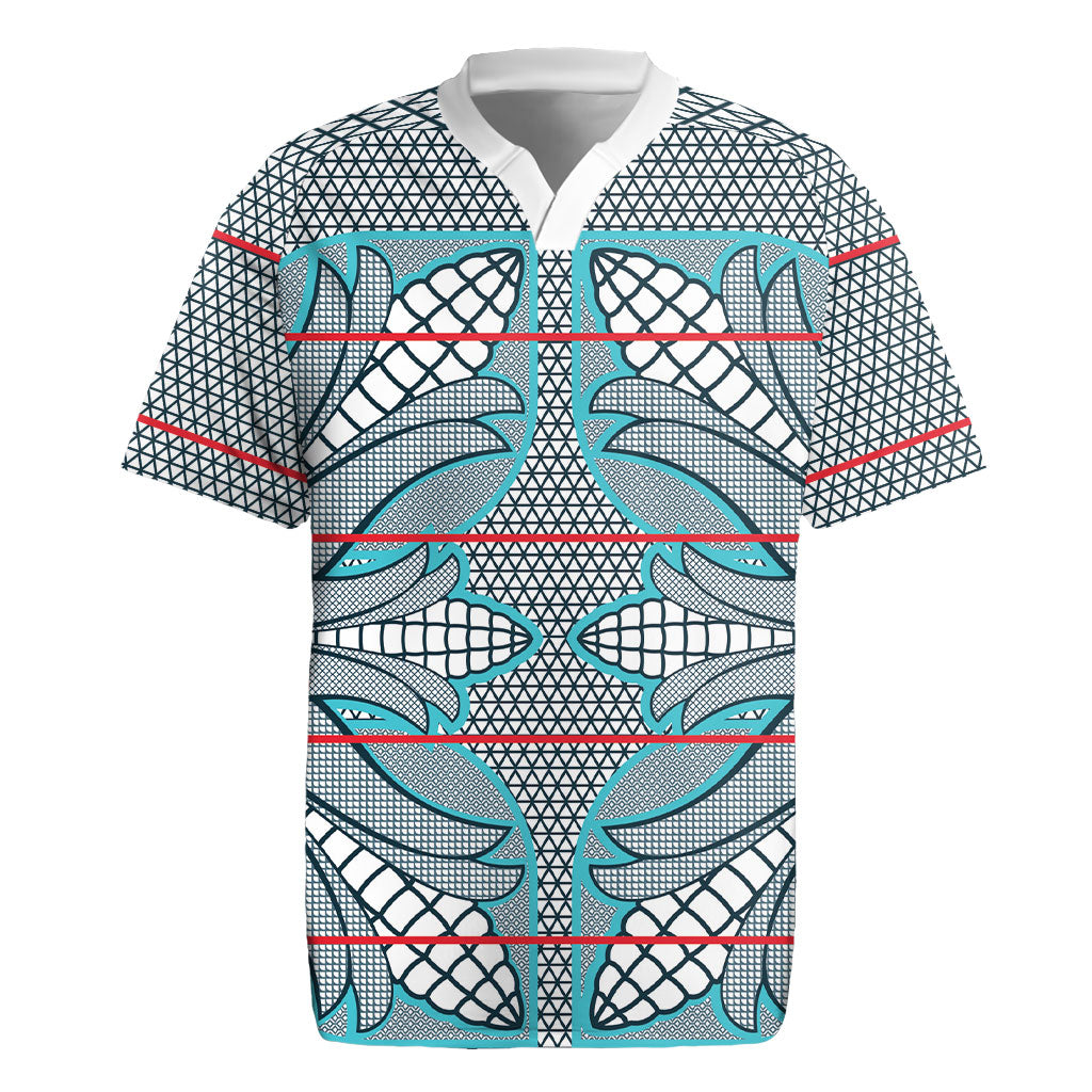 Cobalt Blue Khotso Mojalefa Poone Rugby Jersey Basotho Khotso Blanket Inspired
