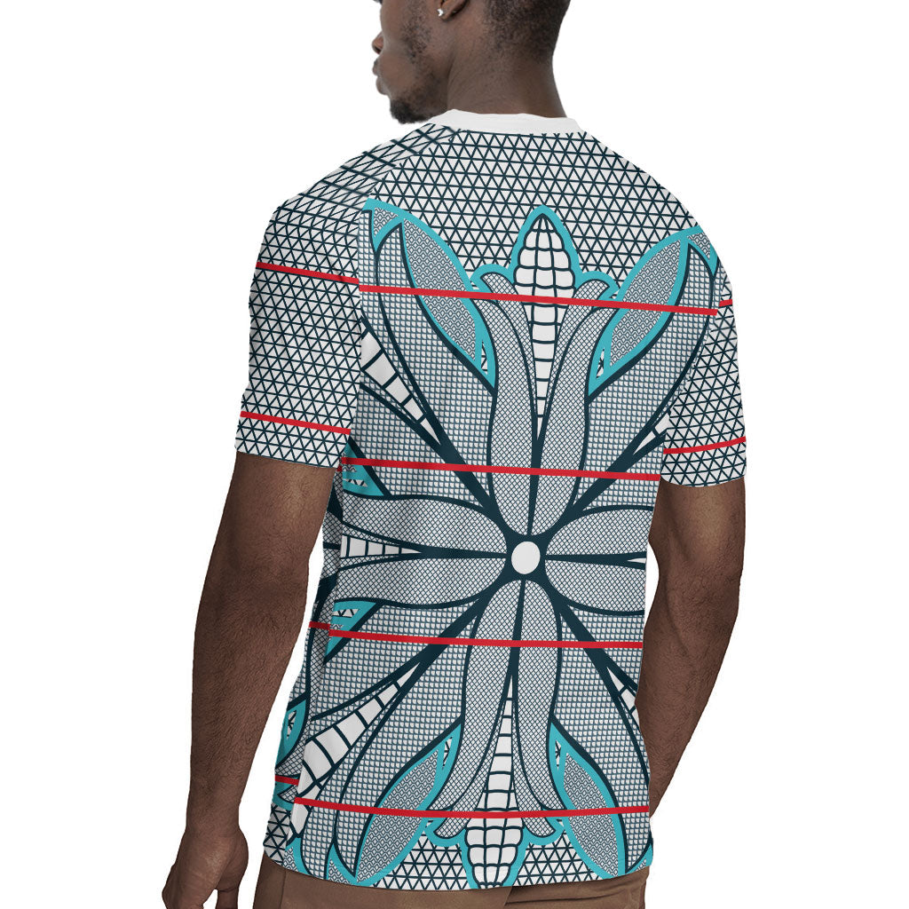 Cobalt Blue Khotso Mojalefa Poone Rugby Jersey Basotho Khotso Blanket Inspired