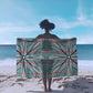 Cobalt Blue Khotso Mojalefa Poone Sarong Basotho Khotso Blanket Inspired
