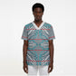 Cobalt Blue Khotso Mojalefa Poone Scrub Top Basotho Khotso Blanket Inspired