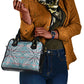 Cobalt Blue Khotso Mojalefa Poone Shoulder Handbag Basotho Khotso Blanket Inspired