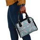 Cobalt Blue Khotso Mojalefa Poone Shoulder Handbag Basotho Khotso Blanket Inspired