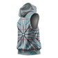 Cobalt Blue Khotso Mojalefa Poone Sleeveless Hoodie Basotho Khotso Blanket Inspired