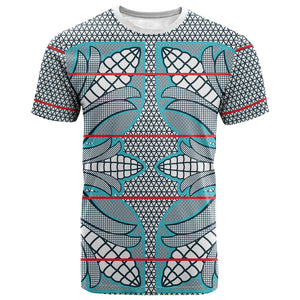 Cobalt Blue Khotso Mojalefa Poone T shirt Basotho Khotso Blanket Inspired