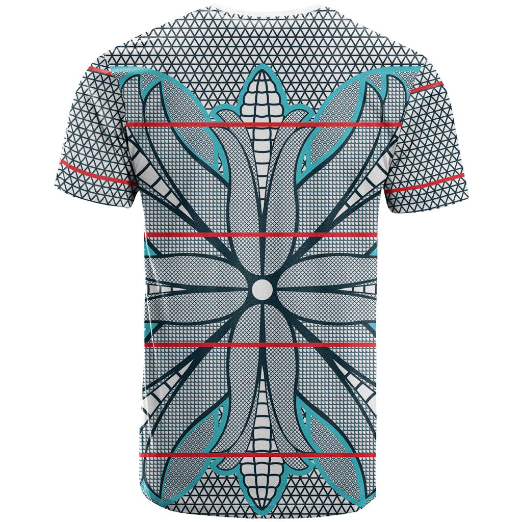 Cobalt Blue Khotso Mojalefa Poone T shirt Basotho Khotso Blanket Inspired