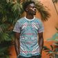 Cobalt Blue Khotso Mojalefa Poone T shirt Basotho Khotso Blanket Inspired