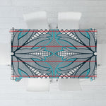 Cobalt Blue Khotso Mojalefa Poone Tablecloth Basotho Khotso Blanket Inspired