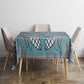 Cobalt Blue Khotso Mojalefa Poone Tablecloth Basotho Khotso Blanket Inspired