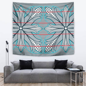 Cobalt Blue Khotso Mojalefa Poone Tapestry Basotho Khotso Blanket Inspired