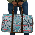 Cobalt Blue Khotso Mojalefa Poone Travel Bag Basotho Khotso Blanket Inspired