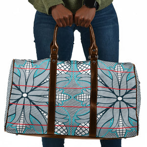 Cobalt Blue Khotso Mojalefa Poone Travel Bag Basotho Khotso Blanket Inspired