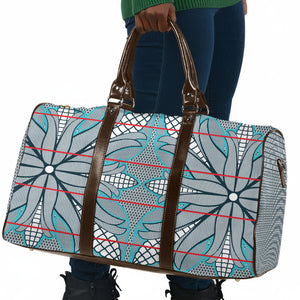 Cobalt Blue Khotso Mojalefa Poone Travel Bag Basotho Khotso Blanket Inspired