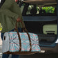 Cobalt Blue Khotso Mojalefa Poone Travel Bag Basotho Khotso Blanket Inspired