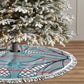 Cobalt Blue Khotso Mojalefa Poone Tree Skirt Basotho Khotso Blanket Inspired