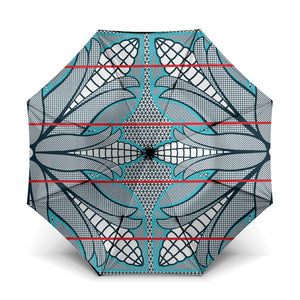 Cobalt Blue Khotso Mojalefa Poone Umbrella Basotho Khotso Blanket Inspired