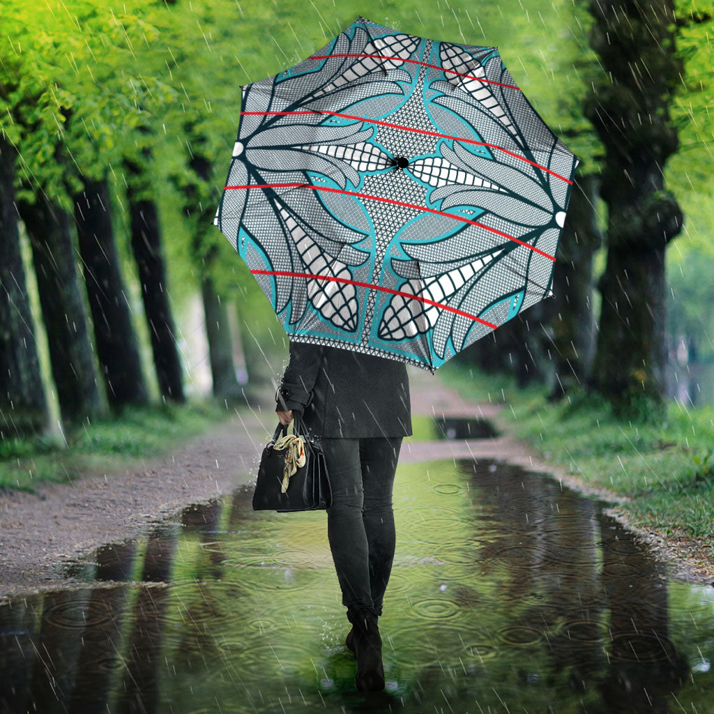Cobalt Blue Khotso Mojalefa Poone Umbrella Basotho Khotso Blanket Inspired