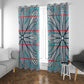 Cobalt Blue Khotso Mojalefa Poone Window Curtain Basotho Khotso Blanket Inspired