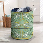 Emerald Green Khotso Mojalefa Poone Laundry Basket Basotho Khotso Blanket Inspired