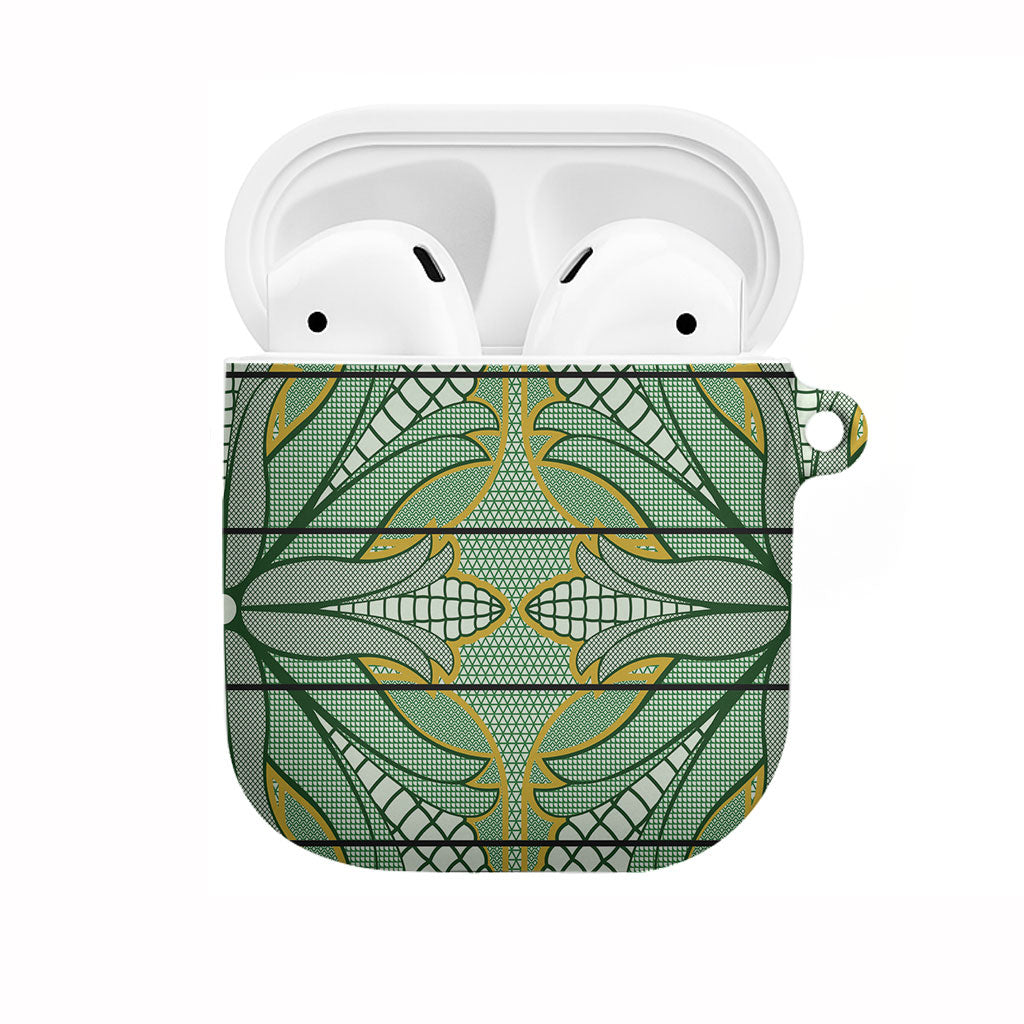 Emerald Green Khotso Mojalefa Poone AirPods Case Basotho Khotso Blanket Inspired